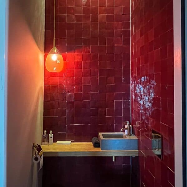 Zelliges Vin Rouge Rood Productfoto