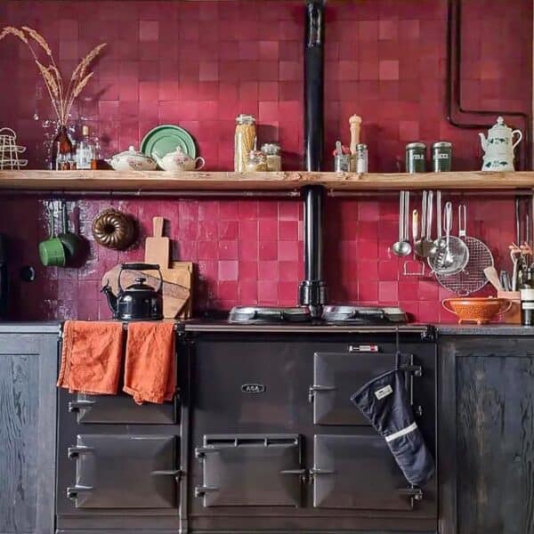 Zelliges Vin Rouge Rood Productfoto