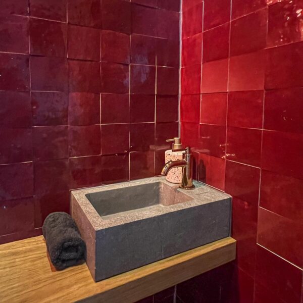 Zelliges Vin Rouge Rood Productfoto