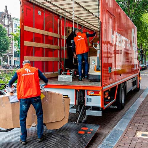 Bezorging x-tiles door Hoekstra