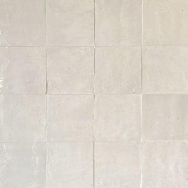Marokkaanse zelliges in een off white tint