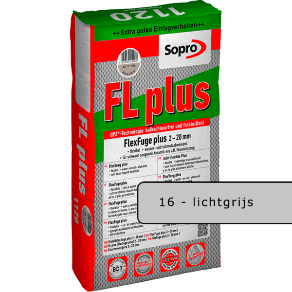 Sopro FL-plus voegsel lichtgrijs