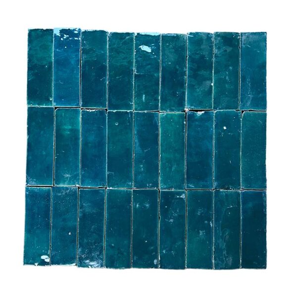 Bejmat tegels emerald in steens patroon