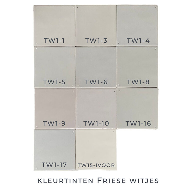 Unikleuren Friese witjes