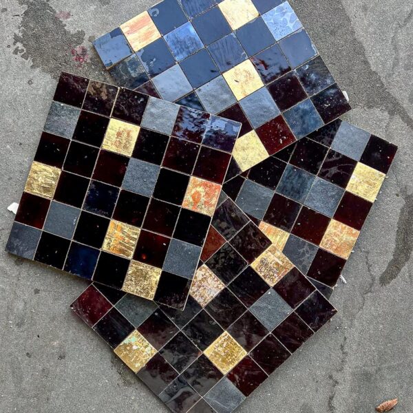 Dark Gold Mix 5x5cm - Afbeelding 3